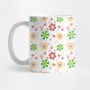 Flowers and hearts Mug